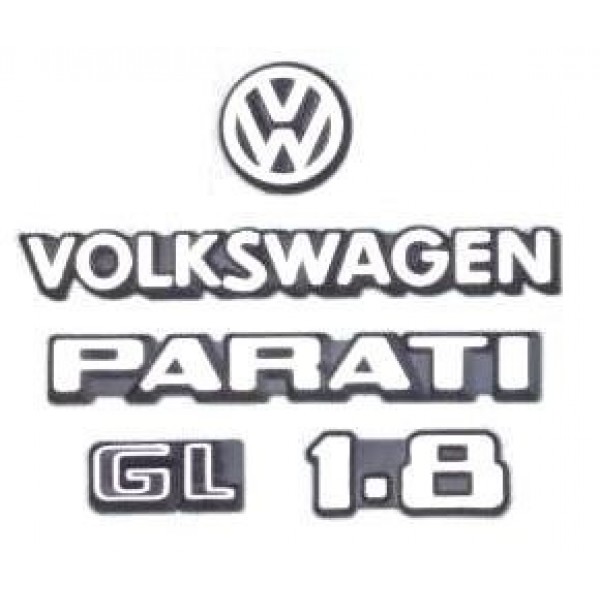 Kit Emblemas Parati GL 1.8 até 1990
